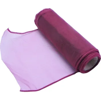 KLIA Organza obšitá délka 9m, šířka 15cm, bordó
