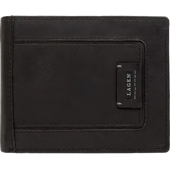 Peněženka Pánská kožená peněženka Lagen Markus - černá