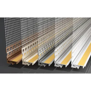 Stavební profil LIKOV LS2-FLEX 06, 09 COLOR, 2D Začišťovací okenní profil s perlinkou - 09 mm ANTRACIT RAL 7016 | Délka 2,6 m