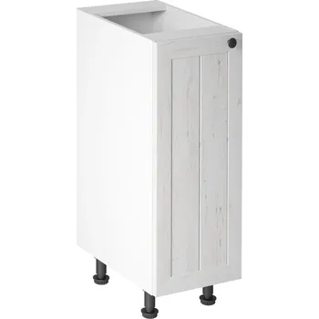 Kuchyňská skříňka Tempo Kondela Spodní skříňka D30, levá, bílá / sosna andersen, PROVANCE