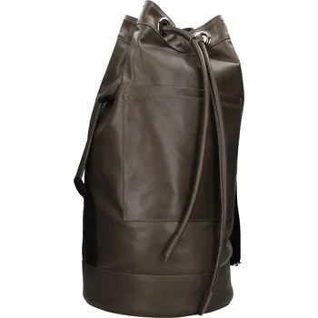 Kožený lodní vak facebag Bounty - hnědo-zelená