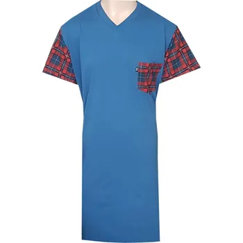 Pánská noční košile Pánská Noční Košile FOLTÝN NK316 Velikost: M, Materiál: Krátký rukáv