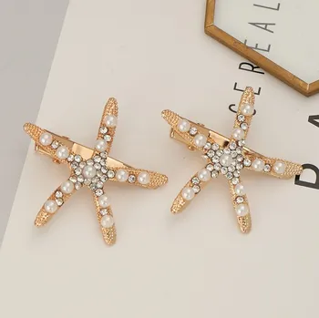 Souprava šperků B-TOP Pinetky do vlasů ve tvaru HVĚZDICE, 2ks