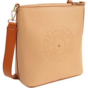 Dámská crossbody kabelka Doca 14515 - béžová