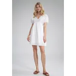 Bílé madeirové šaty M763 White Velikost: L/XL