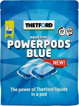 Čisticí prostředek na WC Thetford Aqua Kem Powerpods Blue 20 ks