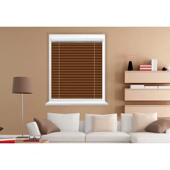 Žaluzie Rolux Vnitřní hliníková žaluzie Hnědá metalíza OPAL, 1500 mm, 1300 mm, Hnědá metalíza