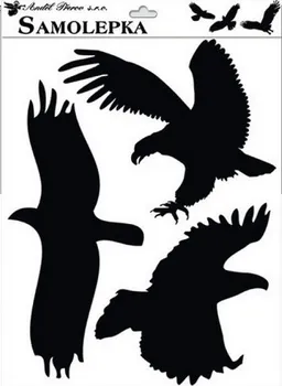 Samolepící dekorace Anděl Přerov Samolepka siluety ptáci č.1 42 x 30 cm