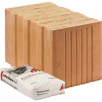 cihla Cihla broušená Porotherm 44 T Profi P8 440×248×249 mm