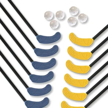 Florbalová hůl Eurostick Mini kid set 65/75cm Florbalový set (6 - 8 let) Oboustranná, 65cm (=75cm), (6 - 8 let)