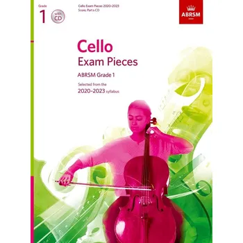 Cello Exam Pieces 2020-2023 Grade 1 - Score, Part and CD - pro violoncello 587115