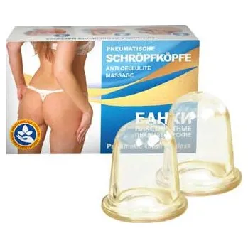 Baňkování Sashera Med Masážní plastové, vakuové baňky 2 kusy