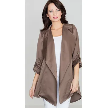 Pánský blejzr Lehký kabátek bez zapínání K331 Brown Velikost: S