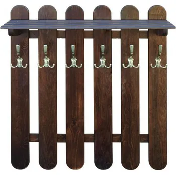 Věšák dřevěný věšák z masivu LUX 80/6 CWI351 drewmet