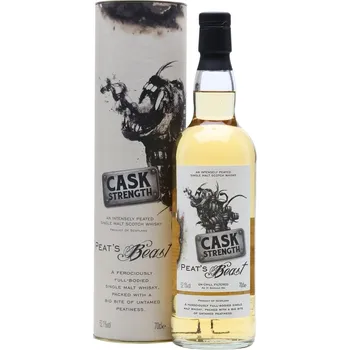 Whisky Peats Beast Cask Strenght 52,1 % 0,7 l tuba