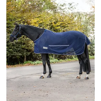 Deka pro koně WALDHAUSEN Deka proti hmyzu Waldhausen, s ochranou břicha, night blue Délka zad: 125 cm