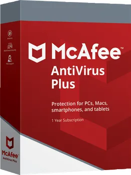Antivir McAfee Plus elektronická licence 1 zařízení 1 rok