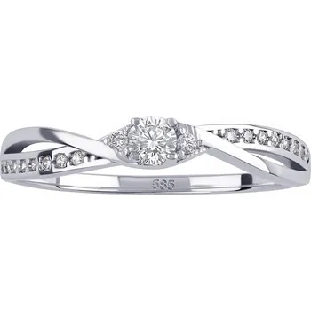 Šperk Zlatý prsten Ellen s Brilliance Zirconia - W