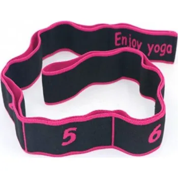 TECH DANCE,Posilovací guma na jogu TH137, černá