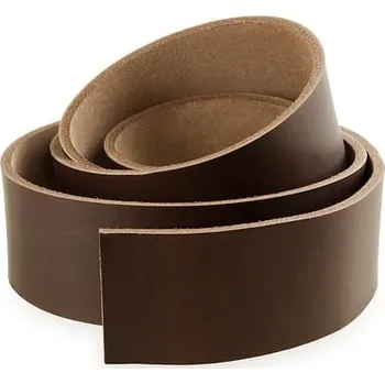 Karnevalový doplněk imago Hovězí kůže na opasek - hnědá, 4 cm, délka 180 cm