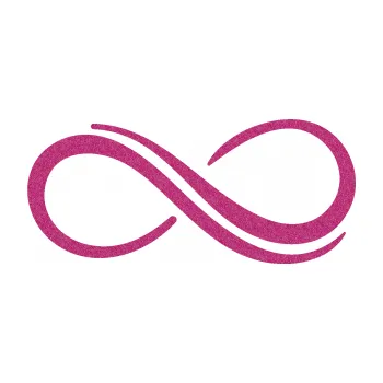 samolepka Infinity 001 pravá symbol nekonečno (90 - Ultra Metalic růžová) SAMOLEPKA NA AUTO, NÁLEPKA, FÓLIE, POLEP, TUNING, VLASTNÍ TEXT, TISK, AUTOSAMOLEPKY.cz, POLEPY, OBRÁZEK, LOGO, 3D STICKERS