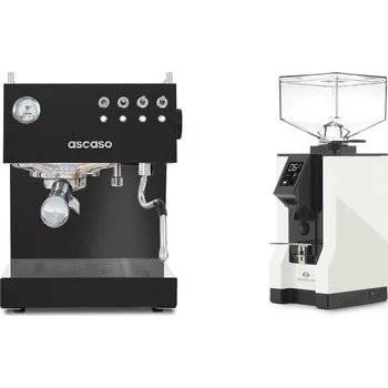 Kávovar Ascaso Steel DUO, Black + Eureka Mignon Specialita, BL white
