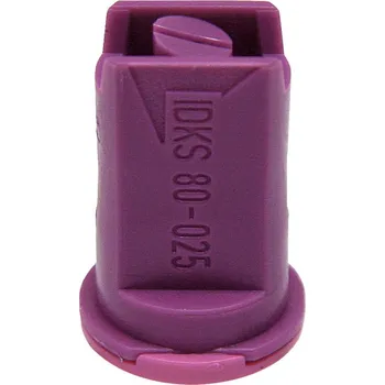 Postřikovač Lechler hranatá tryska IDKS se šikmou charakteristikou s přisáváním vzduchu 80° fialová