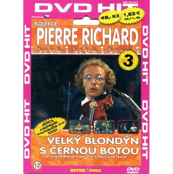 DVD film DVD Kolekce Pierre Richard: Velký blondýn s černou botou Pošetka (1972)