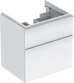 Koupelnový nábytek Keramag iCon - Skříňka pod umyvadlo, 595 mm x 620 mm x 477 mm - skříňka, bílá lesklá 840360000