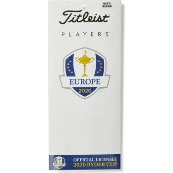 Horolezecké rukavice Titleist rukavice Players Team Europe Ryder Cup 2020 Limited Edition bílá: Pánské LH S