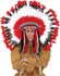 Karnevalový doplněk Widmann Indiánská čelenka Náčelník kmene