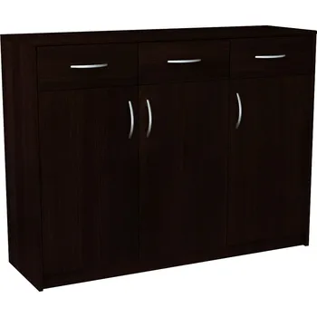 Šatní skříň Komoda JULIUS K13D3S wenge