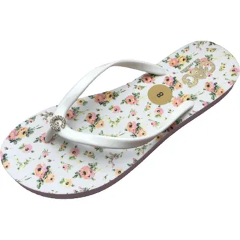 Dámské žabky Guess GBG dámské žabky flowers květinový vzor bílé Velikost: 40