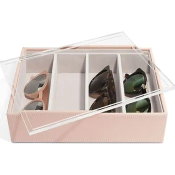 Šperkovnice Box na sluneční brýle Stackers Blush Classic Glasses/Accessory | růžová 74478