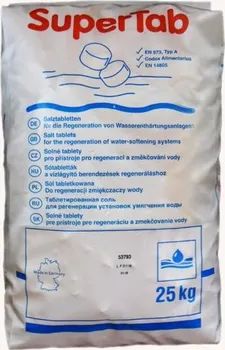 Změkčovač vody Supertab Tabletová sůl regenerační pro úpravny vody 40x 25 kg