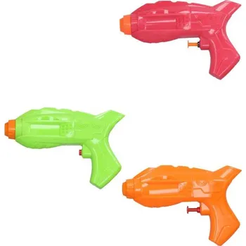 Pistole dětská vodní 17cm se zásobníkem na vodu 3 barvy plast