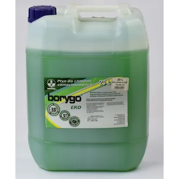 Náplň do chladiče a ostřikovače Nemrznoucí směs do chladiče BORYGO EKO 20L zelená BORYGO 5900986600146