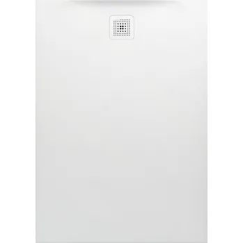 Sprchová vanička Laufen Pro - vanička obdélníková 130x90 s odtokem na kratší straně, Marbond betonově šedá H2159580790001