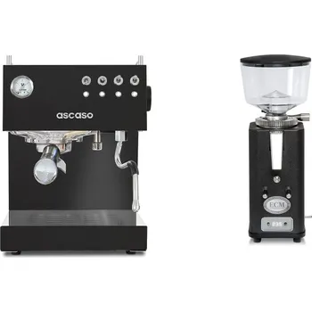 Kávovar Ascaso Steel DUO, Black + ECM S-Automatik 64, anthracite