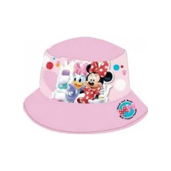 Klobouk Exity Kft. - Dívčí klobouček / textilní klobouk Minnie Mouse a Daisy - sv. růžový 54