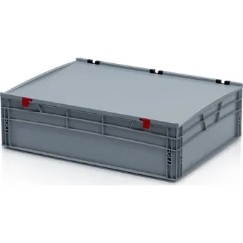 Přepravka na jídlo Přepravka EURO s víkem 80x60x23,5 uzavřený úchyt