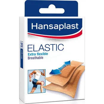 Náplast Beiersdorf Hansaplast Elastic Extra Flexible 20 ks