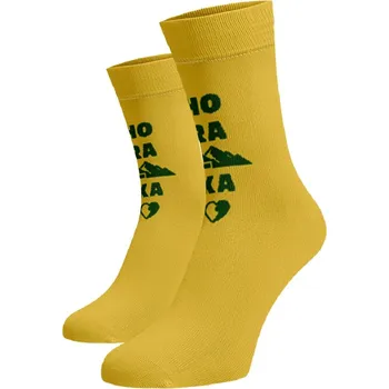 Dámské ponožky Veselé vysoké ponožky - horalka 42-44