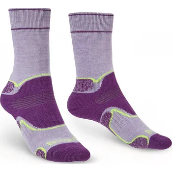 Dámské ponožky Bridgedale Hike MW MP Boot Women's lilac/purple/283 L ponožky