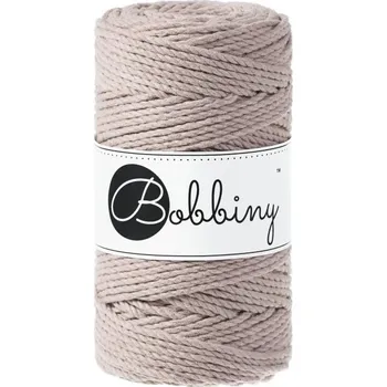 Příze Bobbiny bavlněná šňůra na macramé 3ply REGULAR pearl
