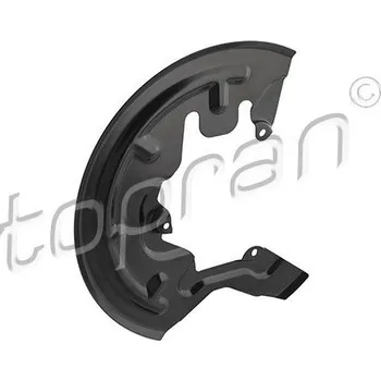 Brzdový kotouč Ochranný plech proti rozstřikování, brzdový kotouč TOPRAN 702 326