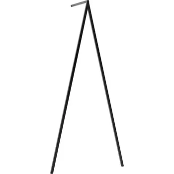 Věšák Nordic Design Černý kovový nástěnný/stojací věšák County 170 x 30 cm