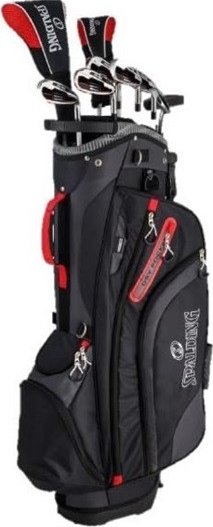 Spalding set komplet Executive 8 holí + cart bag graphite RH