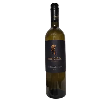 Víno Veltlínské zelené Moravské zemské víno 2021 polosuché (bílé polosuché víno)