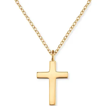 Módní doplněk Engelsrufer Pozlacený náhrdelník s křížkem ERN-LILCROSS-G (řetízek, přívěsek) + 2 měsíce na vrácení zboží